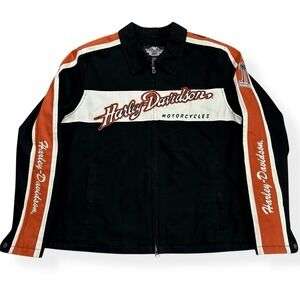 Harley Davidson Jacket Women's 2XL (2W) Prestige Racing Motorcycle 98413-08VW